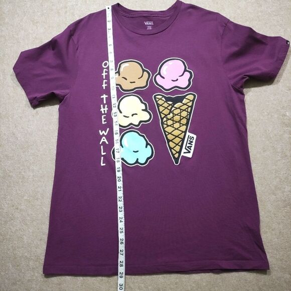Vans Off The Wall Purple Ice Cream Graphic Tee Shirt #2 - Picture 4 of 6